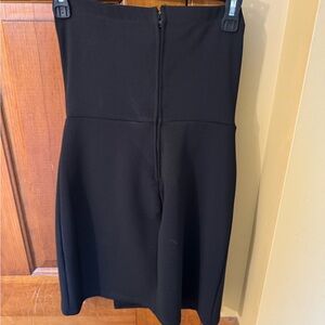 Women's Black High-Waist A-Line Skirt